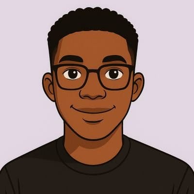 Joshua smiling with glasses on